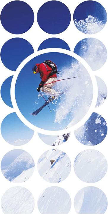 Actual product image Trenddeko Ski Jump Pattern (30 x 30 cm)