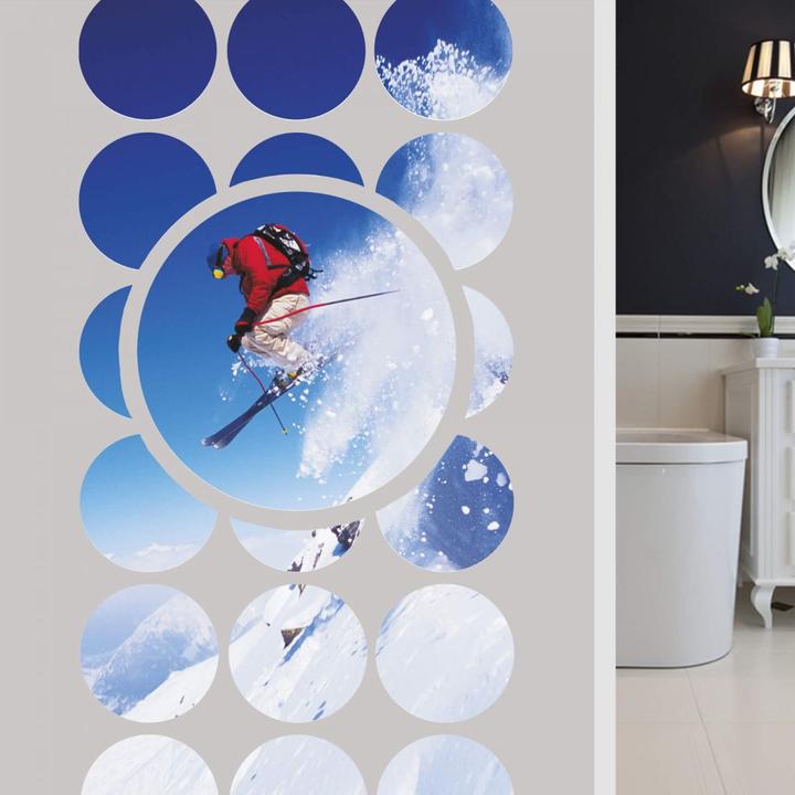 Actual product image Trenddeko Ski Jump Pattern (30 x 30 cm)
