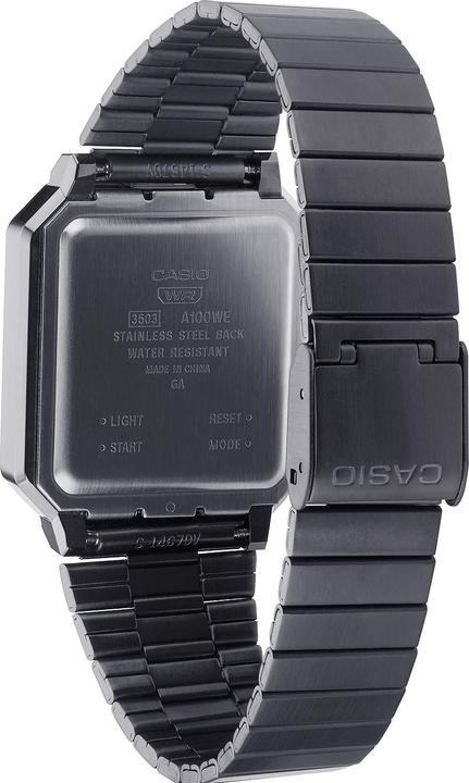 Actual product image Casio Zegarek A100WEGG -1A2EF (Watch with gemstone, 33 mm)