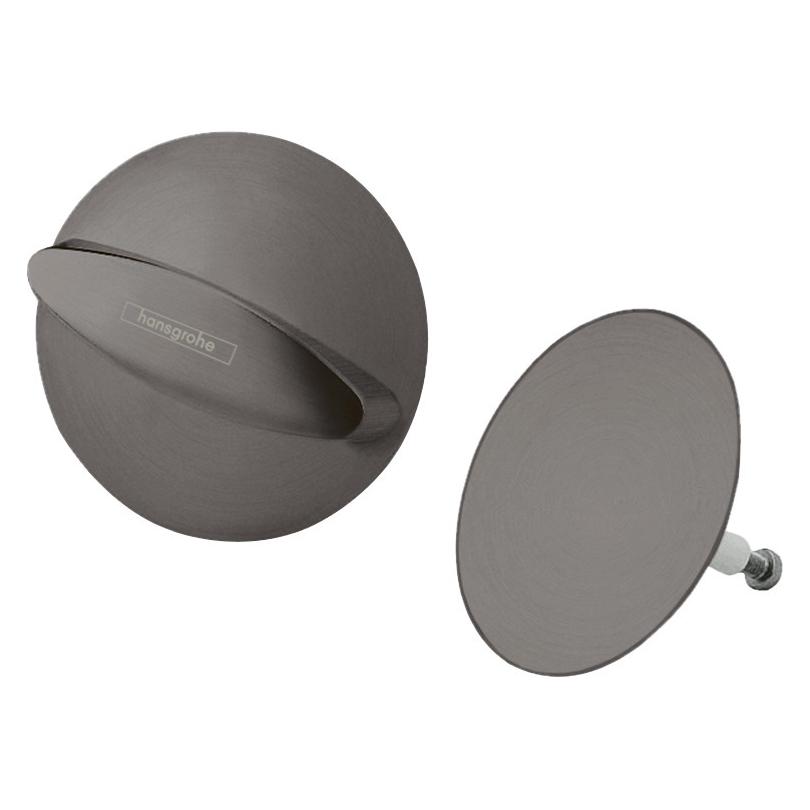 Hansgrohe, Badkamermeubels, Hg Inbouwset Flexaplus Afvoer En Overloop Geborsteld Zwart Chroom