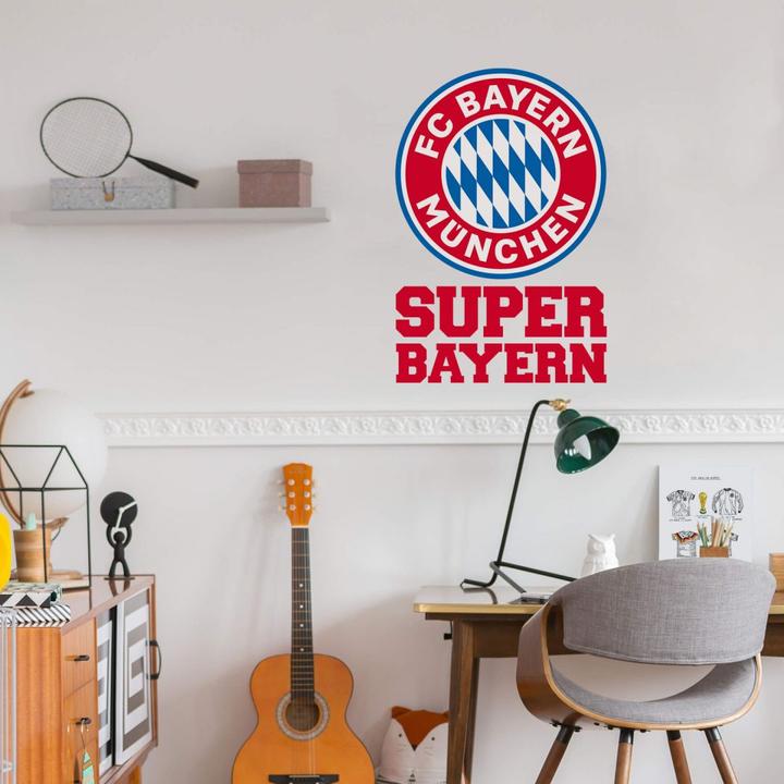 Image du produit FC Bayern München Super Bavière (40 x 60 cm, 67 x 100 cm, 54 x 80 cm, 27 x 40 cm)