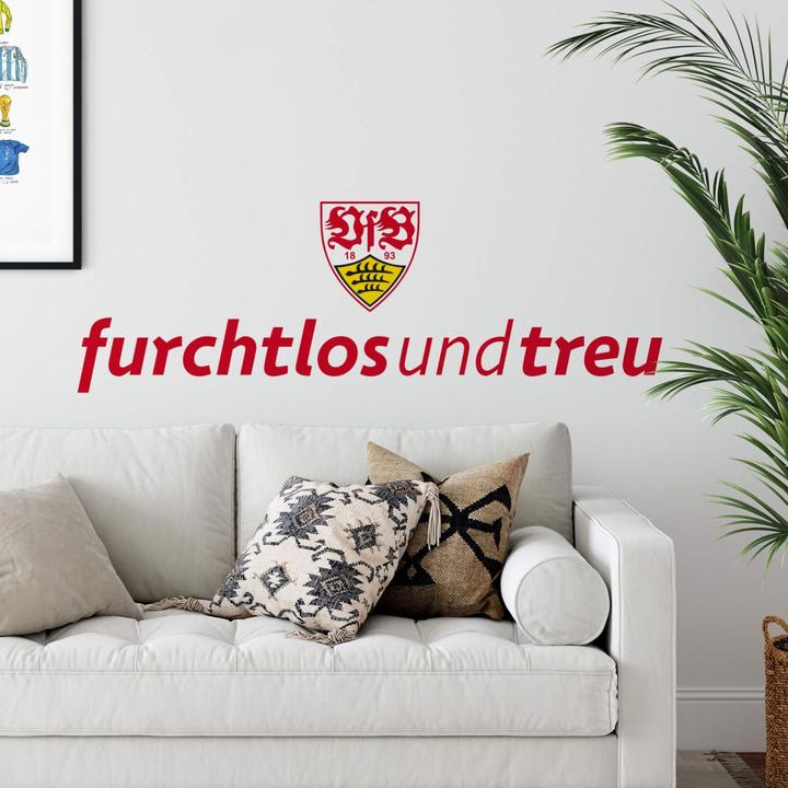 Produktbild VfB Stuttgart furchtlos und treu (140 x 46 cm)