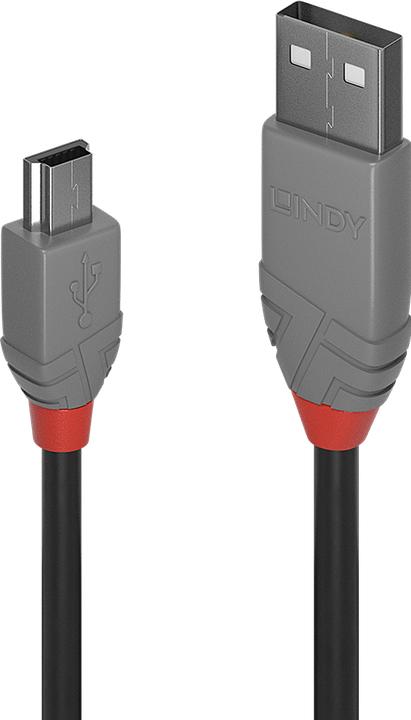 Actual product image Lindy USB A – USB Mini B (3 m, USB 2.0)