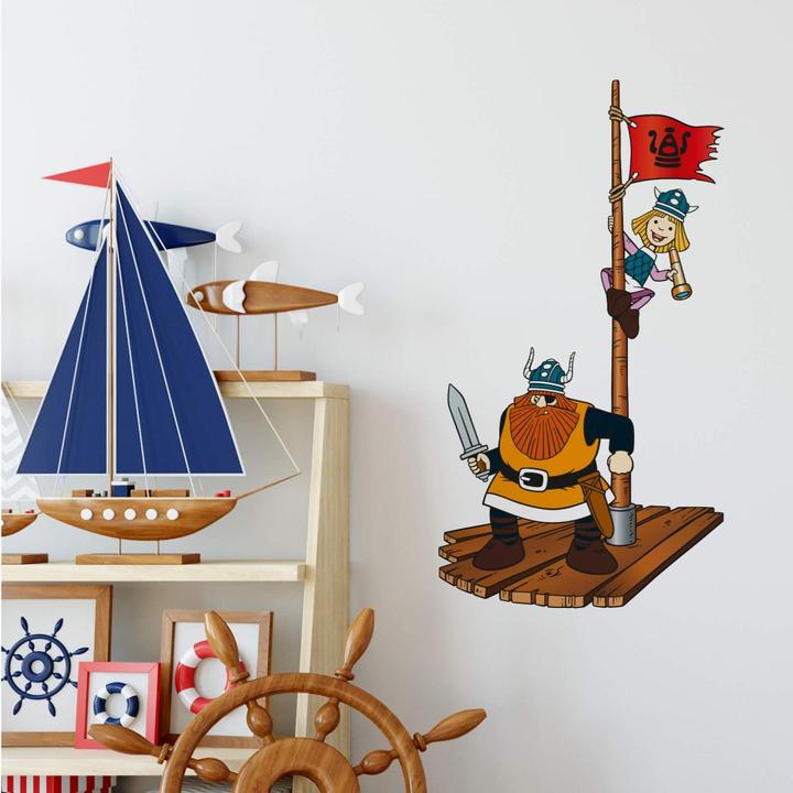 Immagine prodotto Wickie e Halvar Floss (90 x 166 cm)