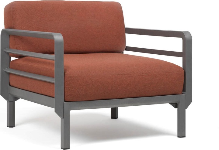 Maximo Armchair Basalto-Cannella