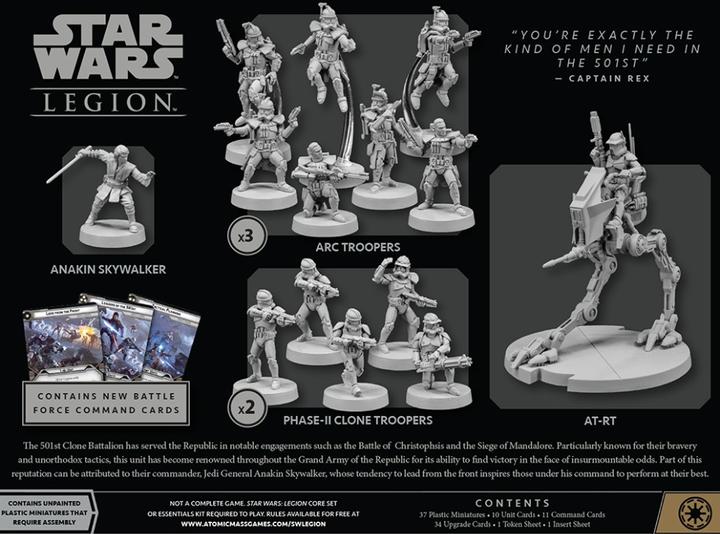 Actual product image FFG FFGD4694 - 501st Clone Battalion - Legion - for Star Wars (German)
