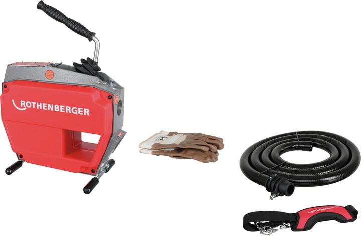 Actual product image Rothenberger R600 VarioClean battery pipe cleaning machine 18 V Solo ( 1000003345 ) CAS - without battery, o (1 pcs.)