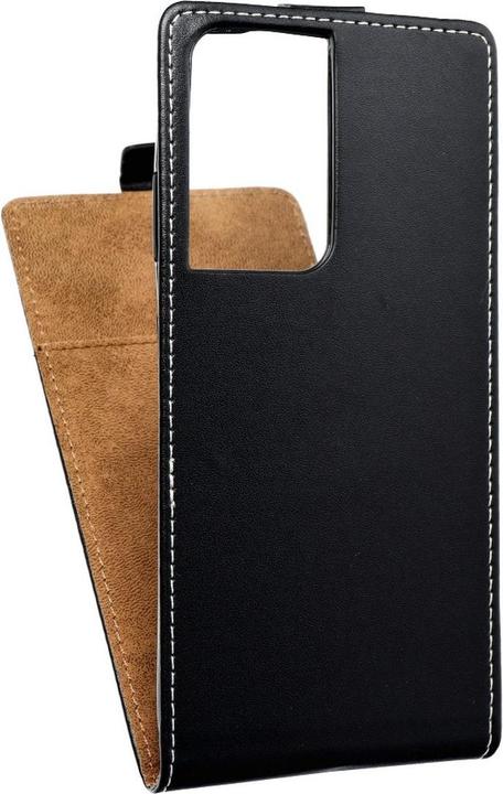 Produktbild König Design Handyhülle für Samsung Galaxy S21 Ultra Schutztasche Wallet Cover Case Schwarz (Samsung Galaxy S21 Ultra)