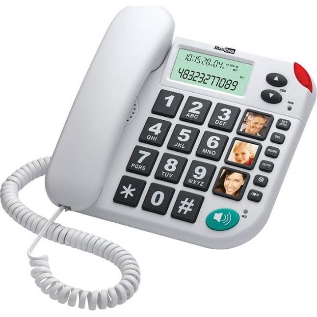 Thumbnail - Maxcom Telefon stacjonarny KXT 480 Biały, Telefon, Weiss
