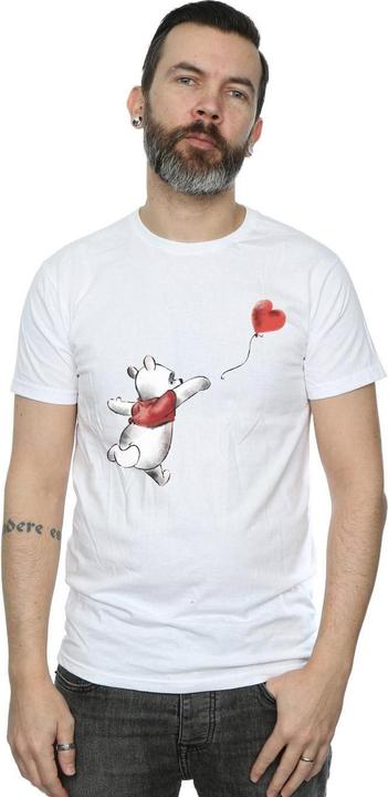 Immagine prodotto Winnie the Pooh Maglietta da uomo in cotone con palloncini (L)