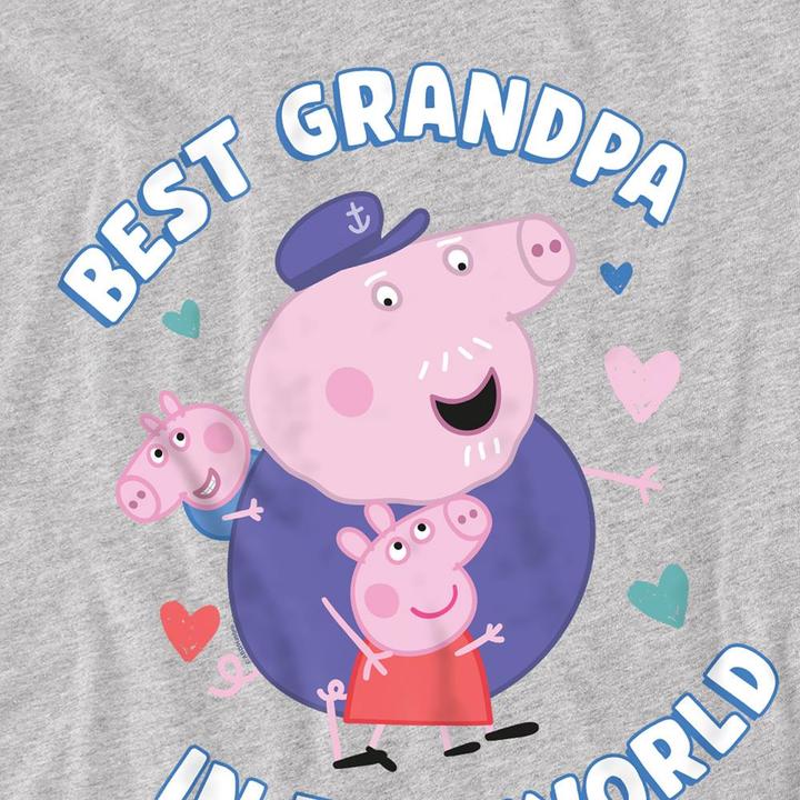 Produktbild Peppa Pig Best Grandpa In The World TShirt (4XL)