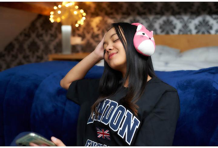 Productafbeelding Squishmallows Pluche Bluetooth koptelefoon - Fifi (608091)