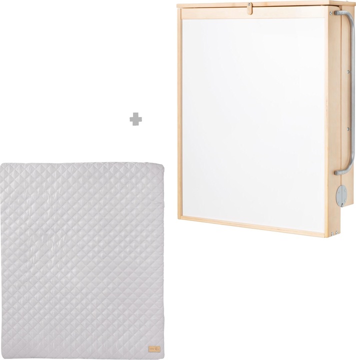 Immagine prodotto Roba Scaffale fasciatoio a parete con fasciatoio incluso Stile grigio