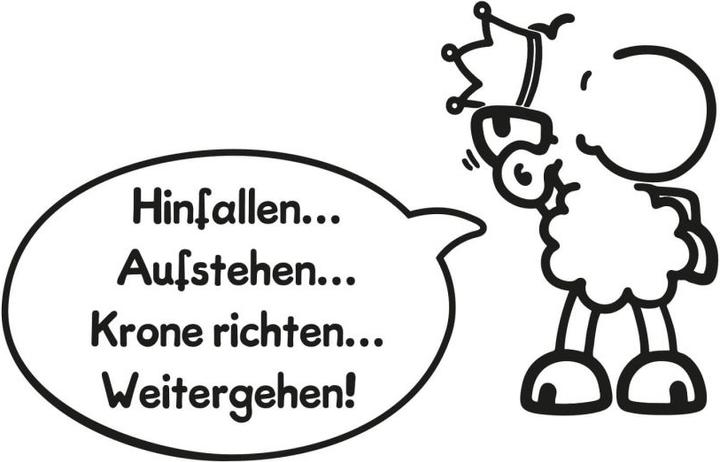 Image du produit Sheepworld Les héros des mots redressent la couronne (110 x 70 cm)