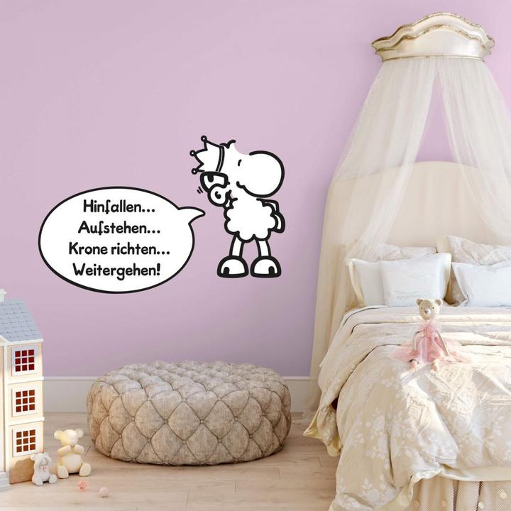 Image du produit Sheepworld Les héros des mots redressent la couronne (110 x 70 cm)