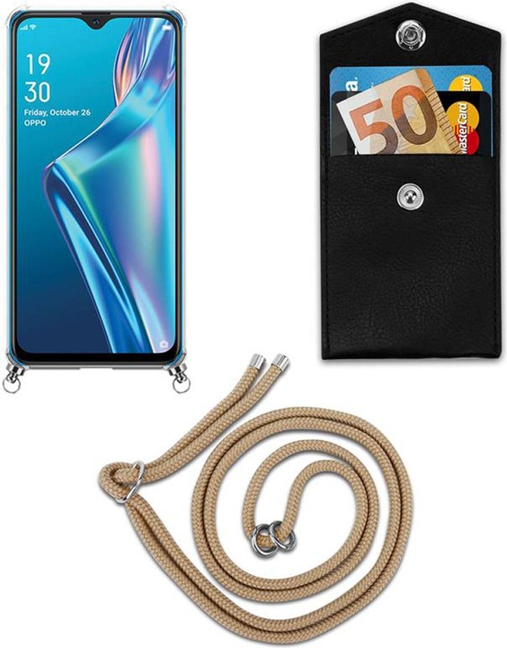 Produktbild Cadorabo TPU Handy Kette SILBER Cover