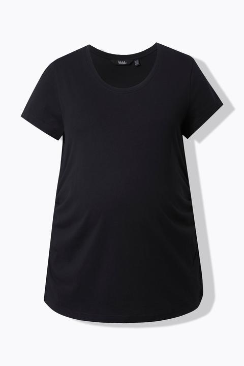 Produktbild Ulla Popken Bellieva-T-Shirts, 2er-Pack, Halbarm, seitliche Raffung (62)