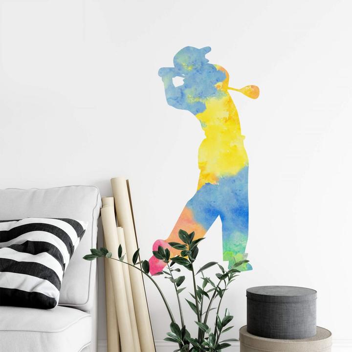 Actual product image Trenddeko Watercolor Golfer 02 (49 x 100 cm)