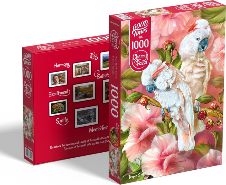 Actual product image Cherry Pazzi Puzzle Kakadu - Spirits of the Tropics 1000 pieces (1000 pieces)