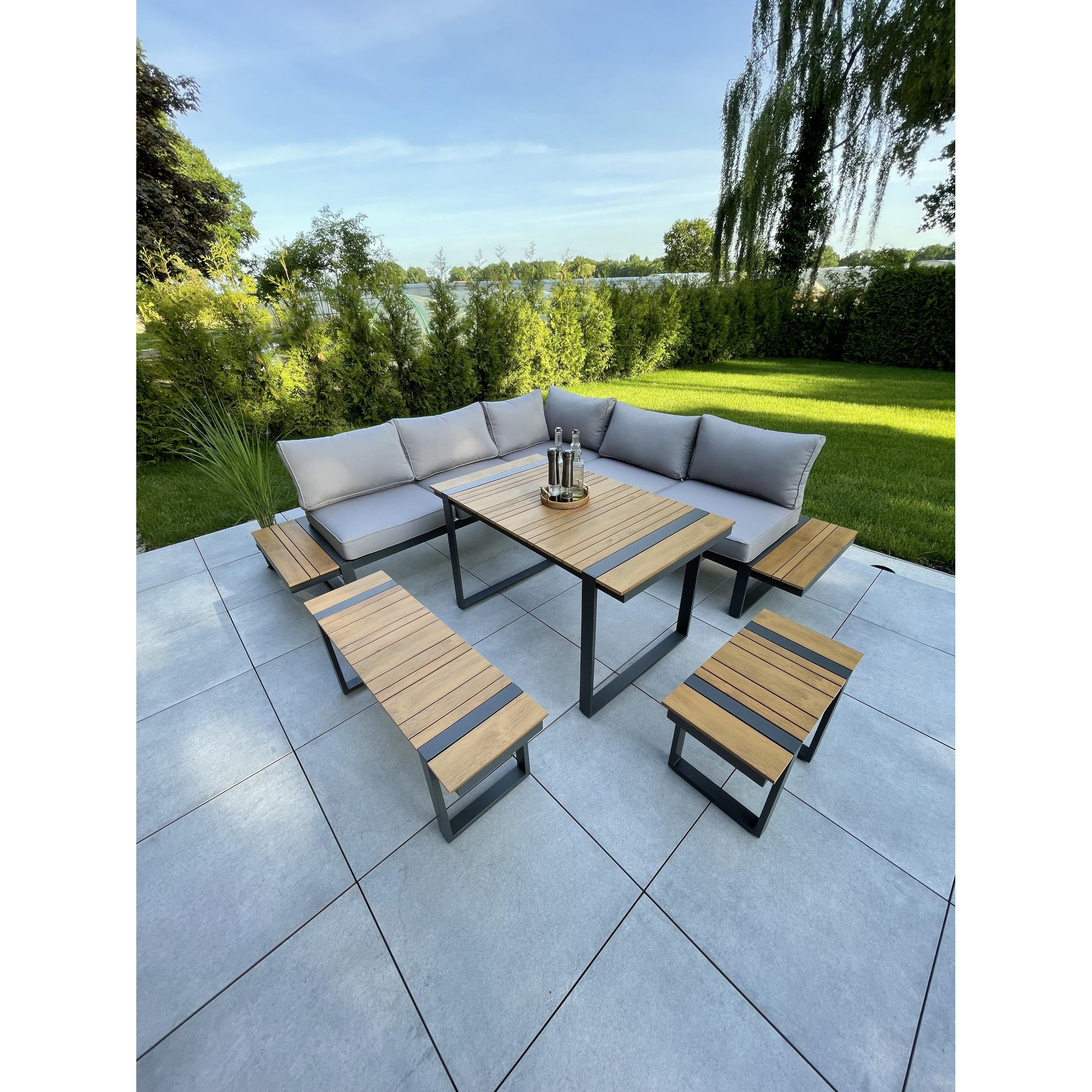 Thumbnail - Garden Pleasure, Gartenlounge, Loungegruppe Aurea braun