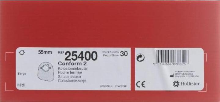 Produktbild Hollister Incorporated Colostomie Beutel -teilig 55mm hautfarbig (30 Stück, 370 g)