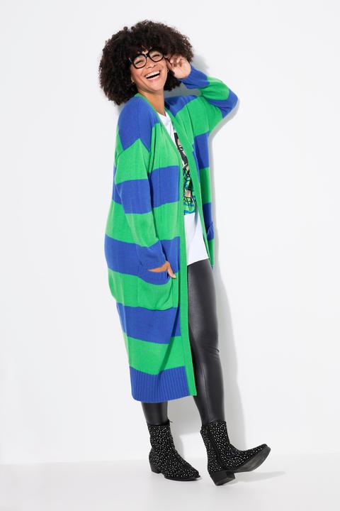 Produktbild Angel of Style Long-Strickjacke, Straight Fit, Blockstreifen (46, 48)