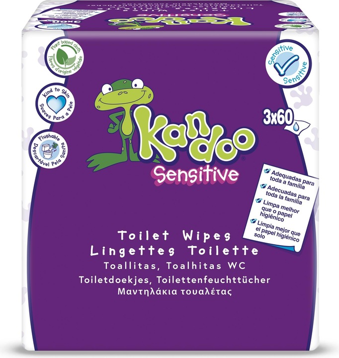 Produktbild Kandoo Sensitive (180 Stück)