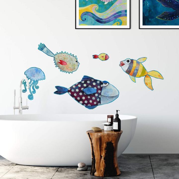 Immagine prodotto Trenddeko Blanz - Pesce nel mare (70 x 53 cm)