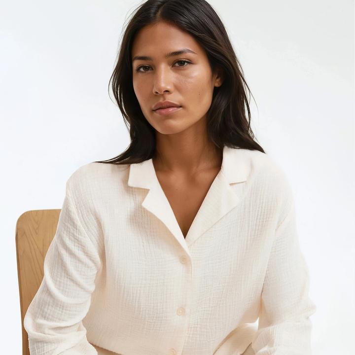 Produktbild La Redoute Collections Pyjama aus Baumwollmusselin (32)