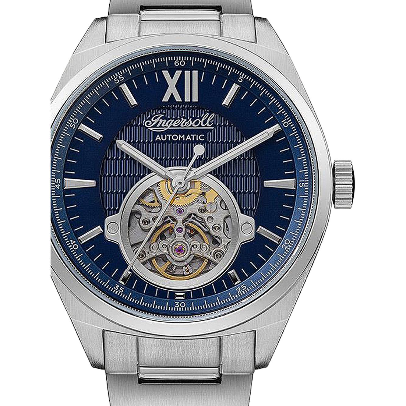 Thumbnail - Ingersoll 1892, Armbanduhr, The Shelby, Silber, (Analoguhr, 44 mm)