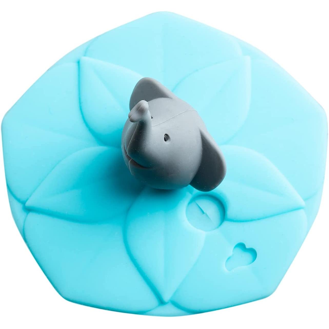 Thumbnail - 8x Leonardo, Kindergeschirr + Kinderbesteck, Glasabdeckung Bambini Elefant, 1 Stück