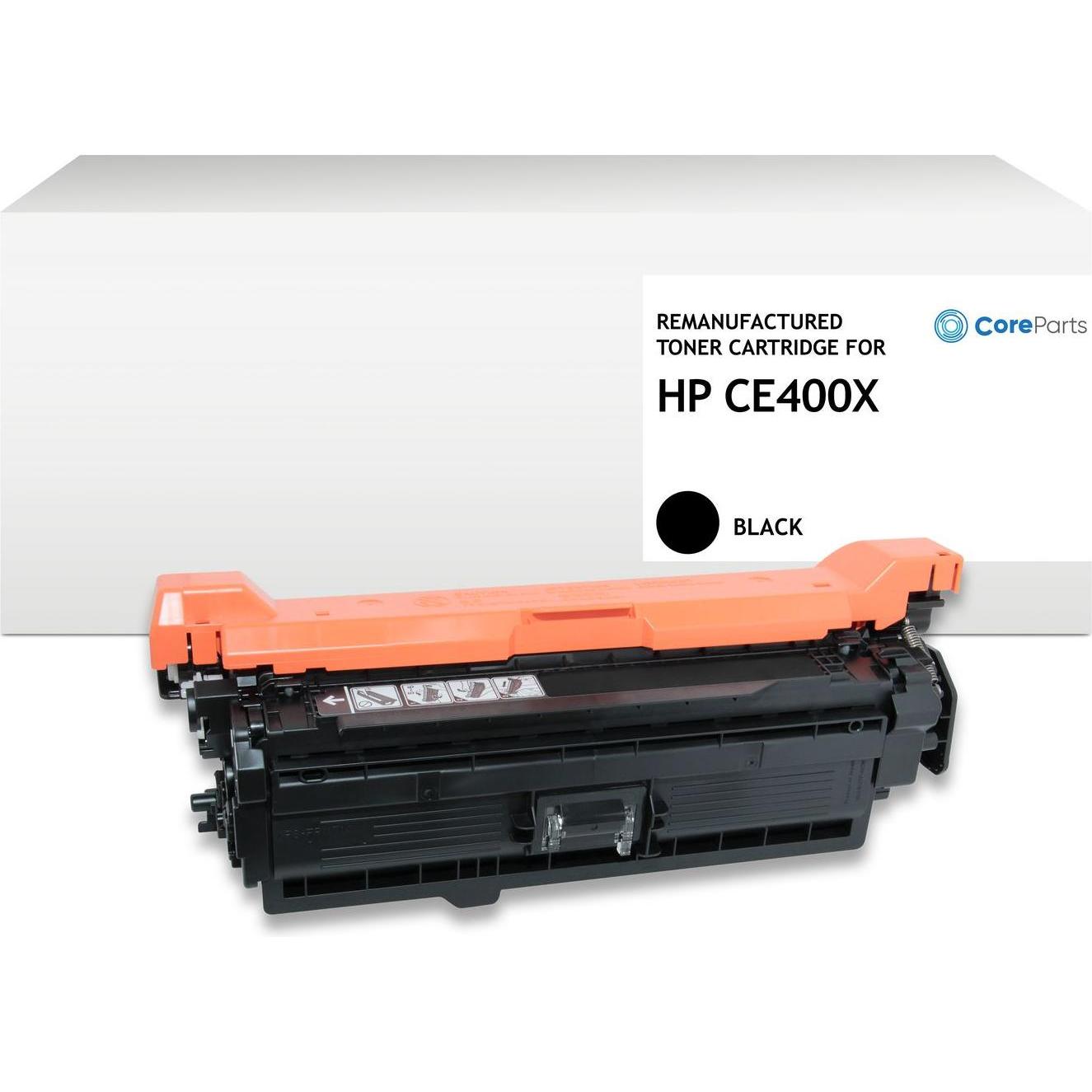 CoreParts, Toner, Toner Black for HP, Pages: