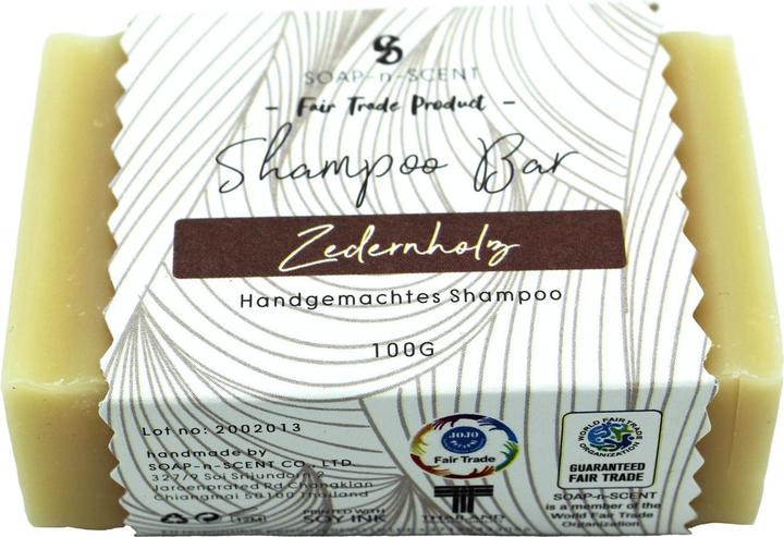 Immagine prodotto Barra shampoo in legno di cedro.J798-04 (Shampoo solido)
