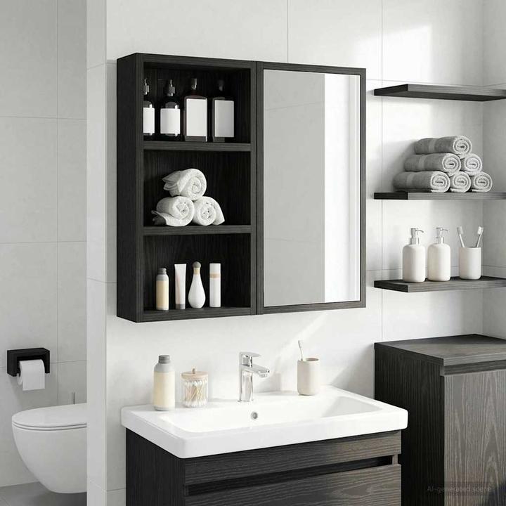 Produktbild vidaXL Badezimmerschrank (30 x 10 x 50 cm)