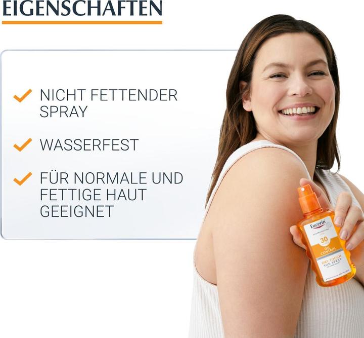 Image du produit Eucerin SUN Body Spray Sensitive Protect Transparent LSF 30 (Spray solaire, SPF 30, 200 ml, 208 g)