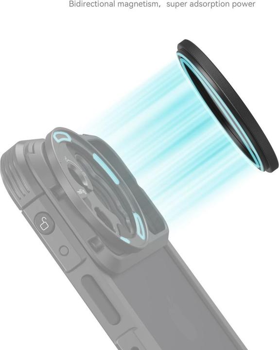 Produktbild SmallRig 4217 MagEase Magnetic 1/4 Effect Black Mist Filter Kit (52mm) (52 mm, Black Mist Filter)