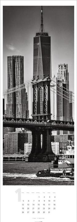 Produktbild New York XXL Kalender 2026 (34 x 98 cm, Deutsch)