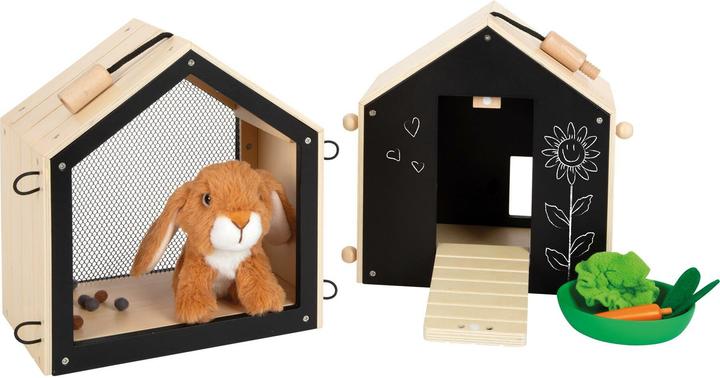 small foot Rabbit hutch with run