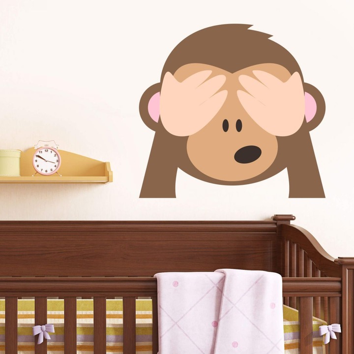 Actual product image Emojione Emoji See No Evil Monkey (40 x 43 cm)