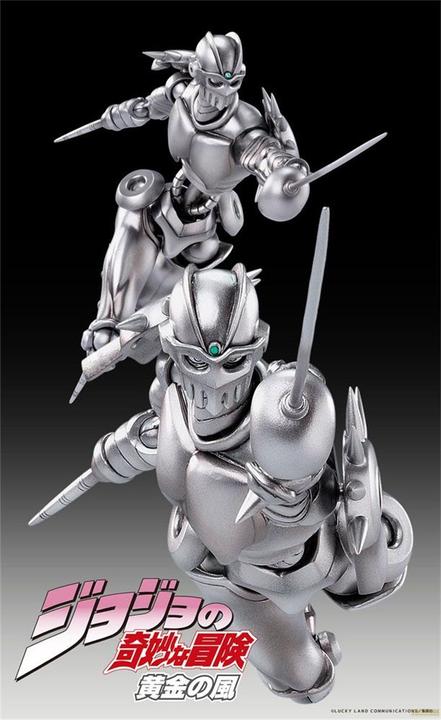 Actual product image Good Smile Company JOJO PART 5 - Silver Chariot - Figurine Super Action Chozokado 16cm