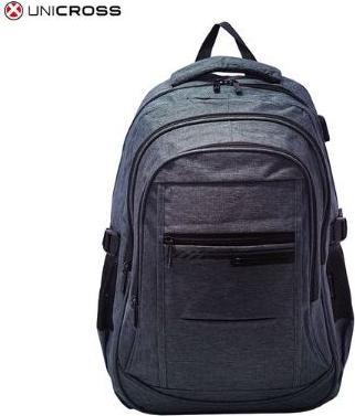 Image du produit Uni Cross UNICROSS SPACE 18.5 GREY LAPTOP BACKPACK WITH PADDED COMPARTMENT, 42x29x23cm