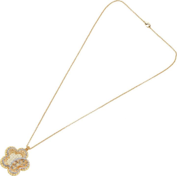 Immagine prodotto Ottaviani Collana in bronzo dorato con glitter argento