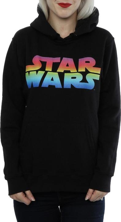 Immagine prodotto Star Wars Rainbow Logo Felpa con Cappuccio Donna (XS)