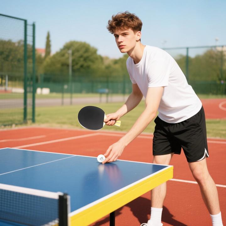 Image du produit SportNow Tischtennisschläger Sperrholz, Oxford-Gewebe Rot