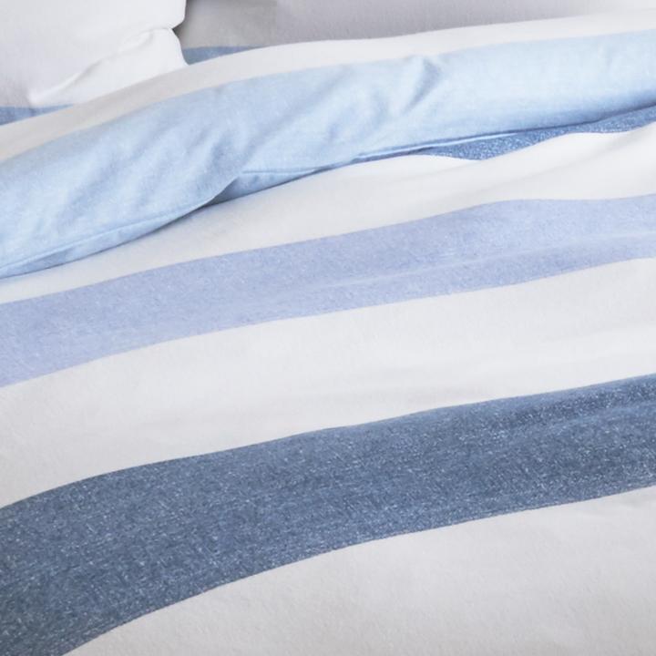 Actual product image Traumschlaf Stripes melange (Bedding set, 80 x 80 cm, 200 x 200 cm)