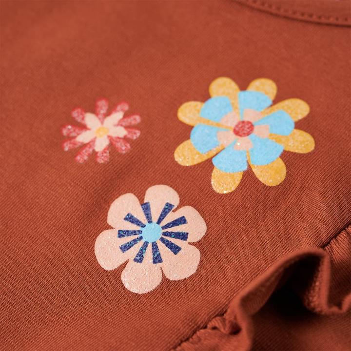 Immagine prodotto vidaXL Camicia da bambino a maniche lunghe Cognac 140,Materiale: 95 % cotone. 5 (140)