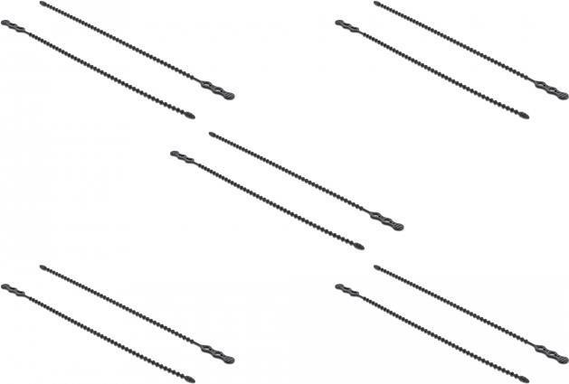 Produktbild Delock Kabelbinder 310 x 4.5 mm Polyamid, Schwarz, 10 Stk. (Kunststoffkabelbinder, 310 mm, 10 Stk.)