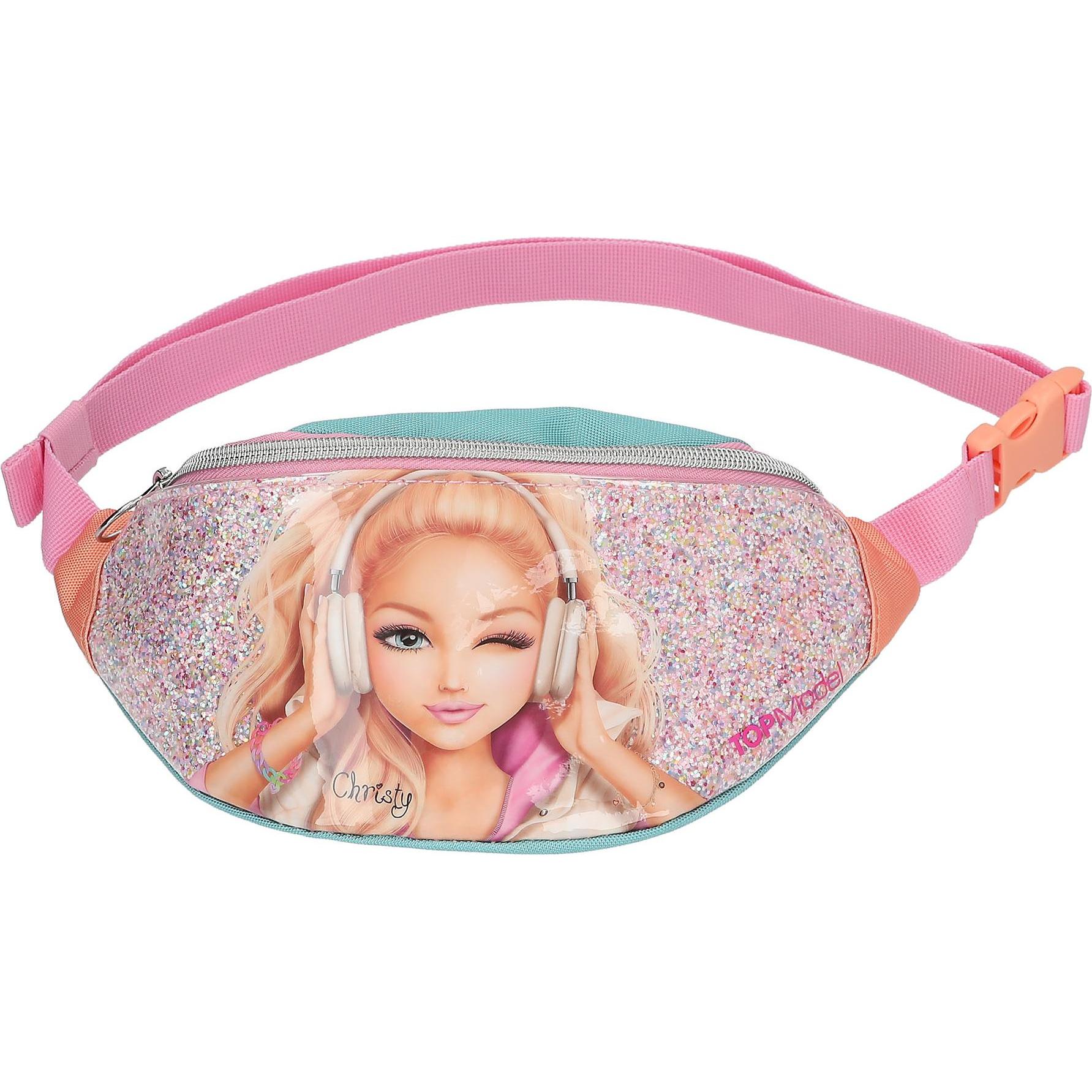 Top Model, Borsa scuola materna, Topmodel - TOPModel Crossbag MUSIC - Pink/Apricot/Turquoise