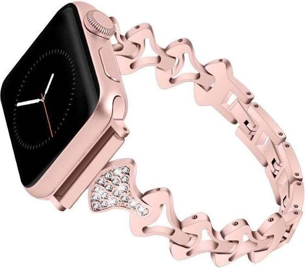 Immagine prodotto MU Style Bracciale Serie Bellezza (38 mm, 40 mm, 41 mm, Acciaio inossidabile, Materiale sintetico, Apple Watch Series 2, Apple Watch Series 3, Apple Watch Series 1, Apple Watch Serie 4, Apple Watch Serie 5, Apple Watch Serie 6, Apple Watch Series 7, Apple Watch Series 8, Apple Watch Series 9, Apple Watch SE)