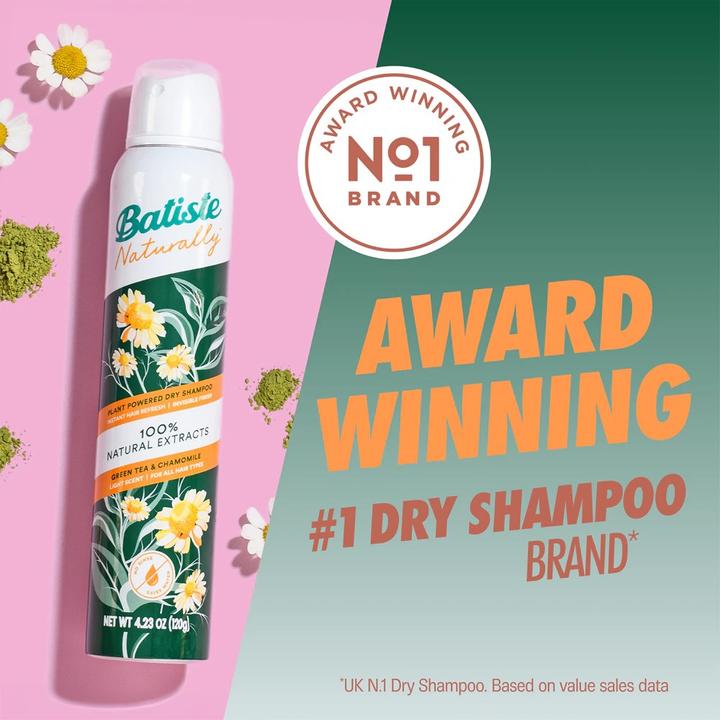 Immagine prodotto Batiste Naturalmente verde (Shampoo secco, 200 ml)